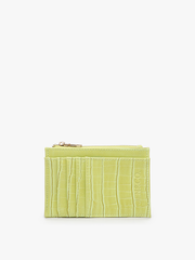 WL1991 Sia Zip Card Holder Wallet – Compact Vegan Leather