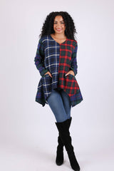 Bold Patchwork Plaid Tunic: Heritage Flannel