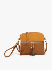 Tara Corduroy Dual Zip Crossbody | M1785CORD