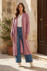 Relaxed Long Cardigan