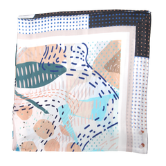 S26084 100% Polyester Lightweight Square Scarf