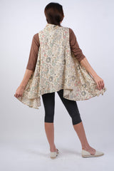 Delicate Cream Floral Cardigan