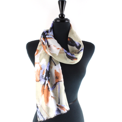 S24013 Pansy Wonder Lightweight Scarf