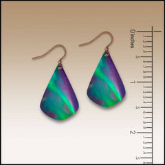 Northern Lights Helix Short Drop Earrings