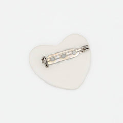 Poppy Heart Brooch