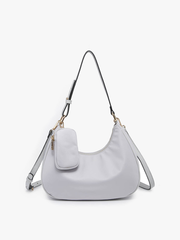 M2079NY Jada Nylon Shoulder Bag w/ Coin Pouch
