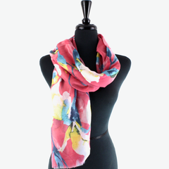 S24013 Pansy Wonder Lightweight Scarf