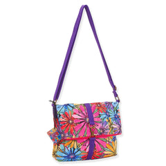 Floral, Fleur Flapover Crossbody