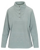 North River NRL2596 Catawaba Embossed Mock Neck in Abyss (Pale Blue)