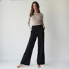 North River NRL3055 Seneca Wide Leg Ankle Pants in Goblin Blue