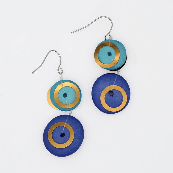 Blue Adria Dangle Earrings