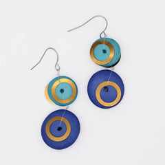 Blue Adria Dangle Earrings