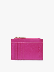 WL1991 Sia Zip Card Holder Wallet – Compact Vegan Leather