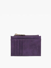 WL1991 Sia Zip Card Holder Wallet – Compact Vegan Leather