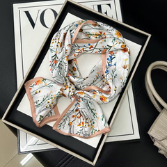 S26087 100% Silk Skinny Scarf