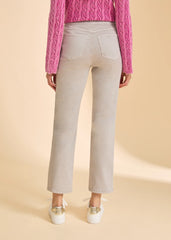 FDJ Pull-On Straight Ankle Pants in Grey 2441511