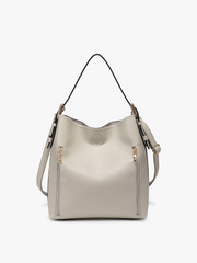 M1816A Alexa 2-in-1 Hobo Bag w/Dual Zip Compartments