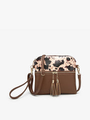Tara Double Zip Crossbody/Wristlet Bag | M1785