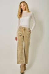 60879 Washed Corduroy Trousers