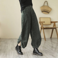 Plus-Size Relaxed Wide-Leg Pants