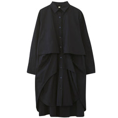 Relaxed Plus-Size Shirt Dress