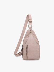 Nikki Dual Compartment Crossbody Sling Bag | M2342