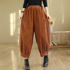 Plus-Size Relaxed Wide-Leg Pants