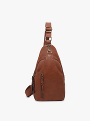 Nikki Dual Compartment Crossbody Sling Bag | M2342