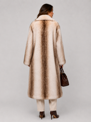 FC0217: The Silver Frost Luxe Long Coat