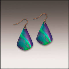 Northern Lights Helix Short Drop Earrings