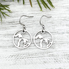 Great Lakes Outline Earrings