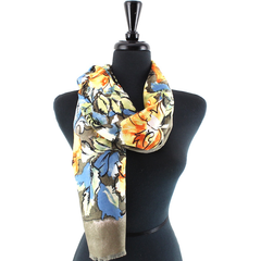 S24219 Flowers Scarf