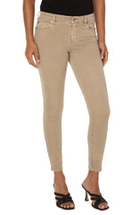 Liverpool Piper Hugger Ankle Skinny in Biscuit Tan LM2545WF