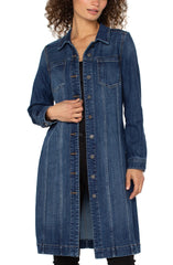 Liverpool LM1C01FH5 Long Trucker Jacket