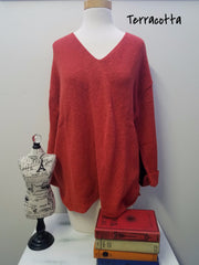 Avalin Sweaters--20+ COLORS--Oversized All Cotton Sweater #9079 Made in U.S.A. - Hull's of Frankfort