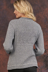 Cotton Country by Parkhurst Laurentian Bear Knit Sweater 83254