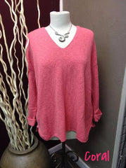 Avalin Sweaters--20+ COLORS--Oversized All Cotton Sweater #9079 Made in U.S.A. - Hull's of Frankfort