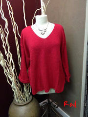 Avalin Sweaters--20+ COLORS--Oversized All Cotton Sweater #9079 Made in U.S.A. - Hull's of Frankfort