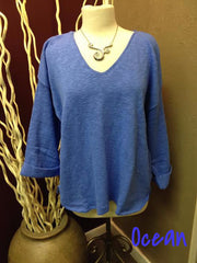 Avalin Sweaters--20+ COLORS--Oversized All Cotton Sweater #9079 Made in U.S.A. - Hull's of Frankfort