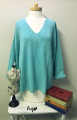 Avalin Sweaters--20+ COLORS--Oversized All Cotton Sweater #9079 Made in U.S.A. - Hull's of Frankfort