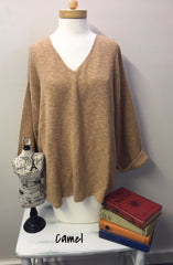 Avalin Sweaters--20+ COLORS--Oversized All Cotton Sweater #9079 Made in U.S.A. - Hull's of Frankfort