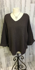 Avalin Sweaters--20+ COLORS--Oversized All Cotton Sweater #9079 Made in U.S.A. - Hull's of Frankfort