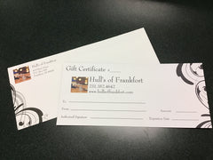 $30 Hull's Gift Certificate - Hull's of Frankfort