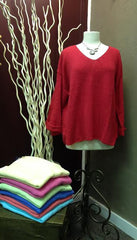 Avalin Sweaters--20+ COLORS--Oversized All Cotton Sweater #9079 Made in U.S.A. - Hull's of Frankfort