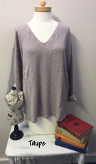 Avalin Sweaters--20+ COLORS--Oversized All Cotton Sweater #9079 Made in U.S.A. - Hull's of Frankfort