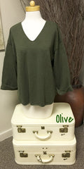 Avalin Sweaters--20+ COLORS--Oversized All Cotton Sweater #9079 Made in U.S.A. - Hull's of Frankfort